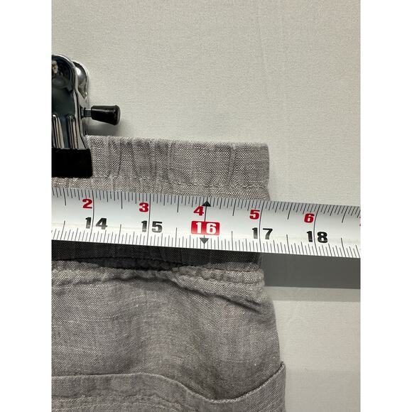Athleta Cabo Linen 4" Short in Chambray Gray Size 12 - Picture 4 of 10